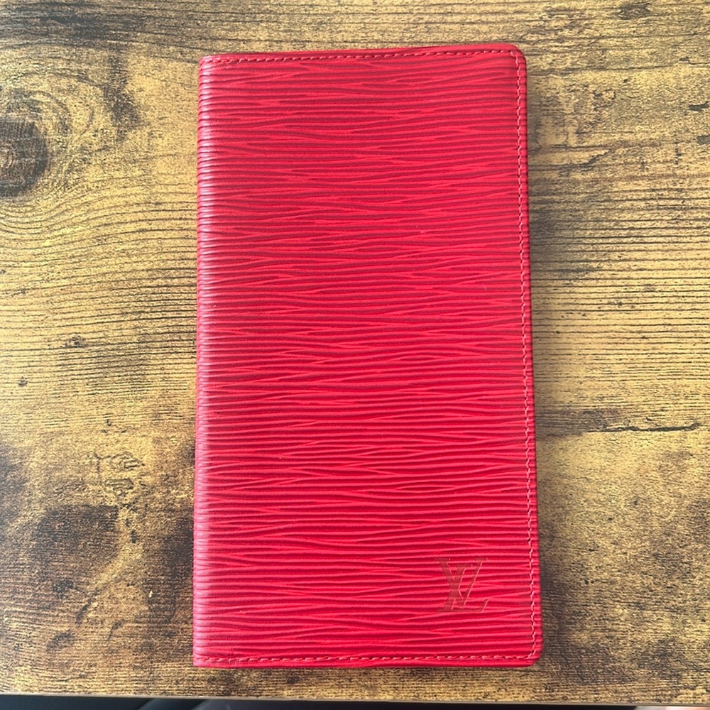 Louis Vuitton Epi Leather Long Wallet - Red